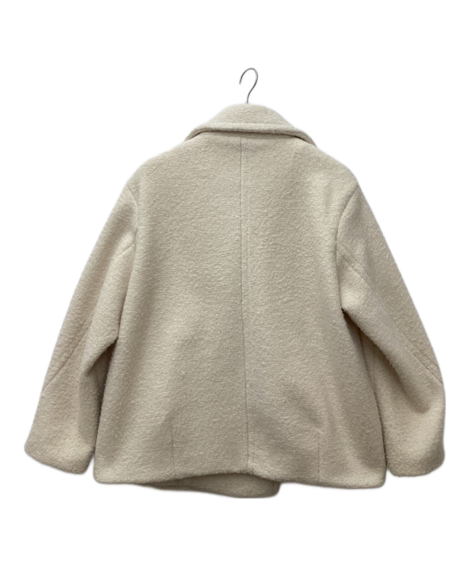 中古・古着通販】ZARA (ザラ) セミロング丈ブークレコート ホワイト