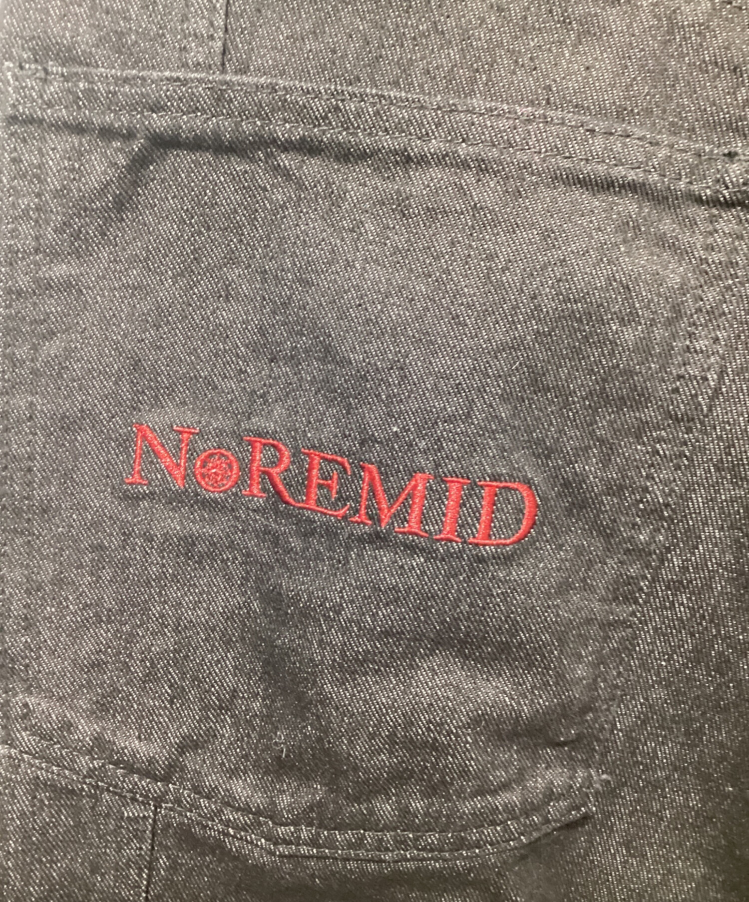 中古・古着通販】Noremid (ノーリミッド) ワイドデニムパンツ ブラック