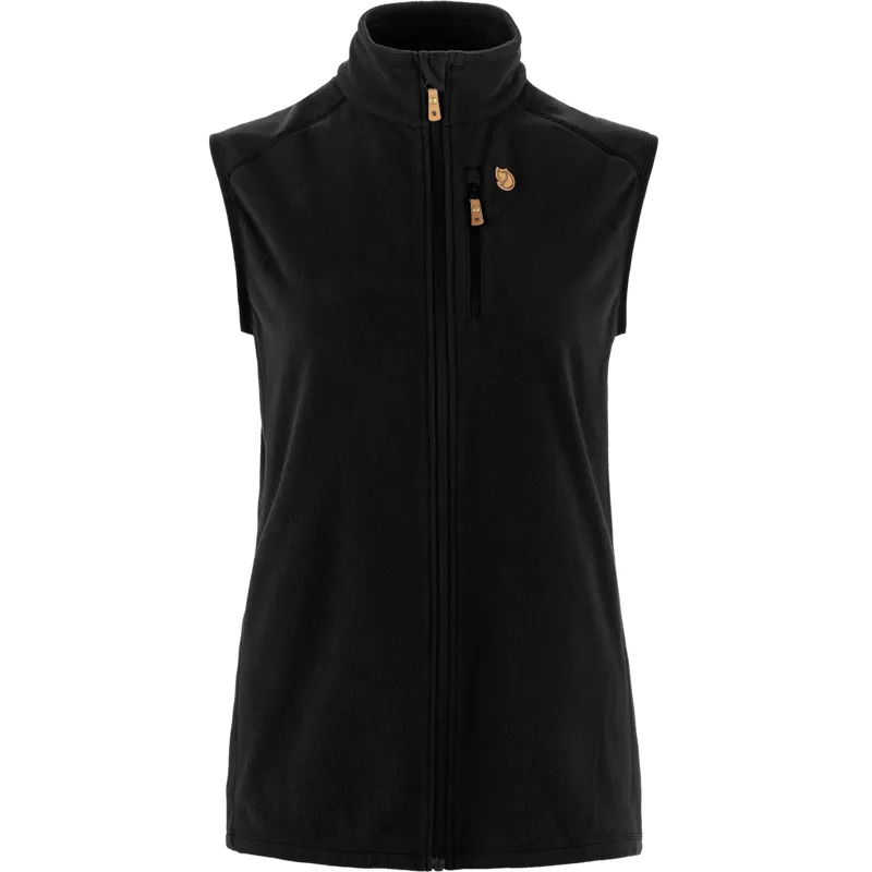 Fjallraven Women's Ovik Lite Fleece Vest Black