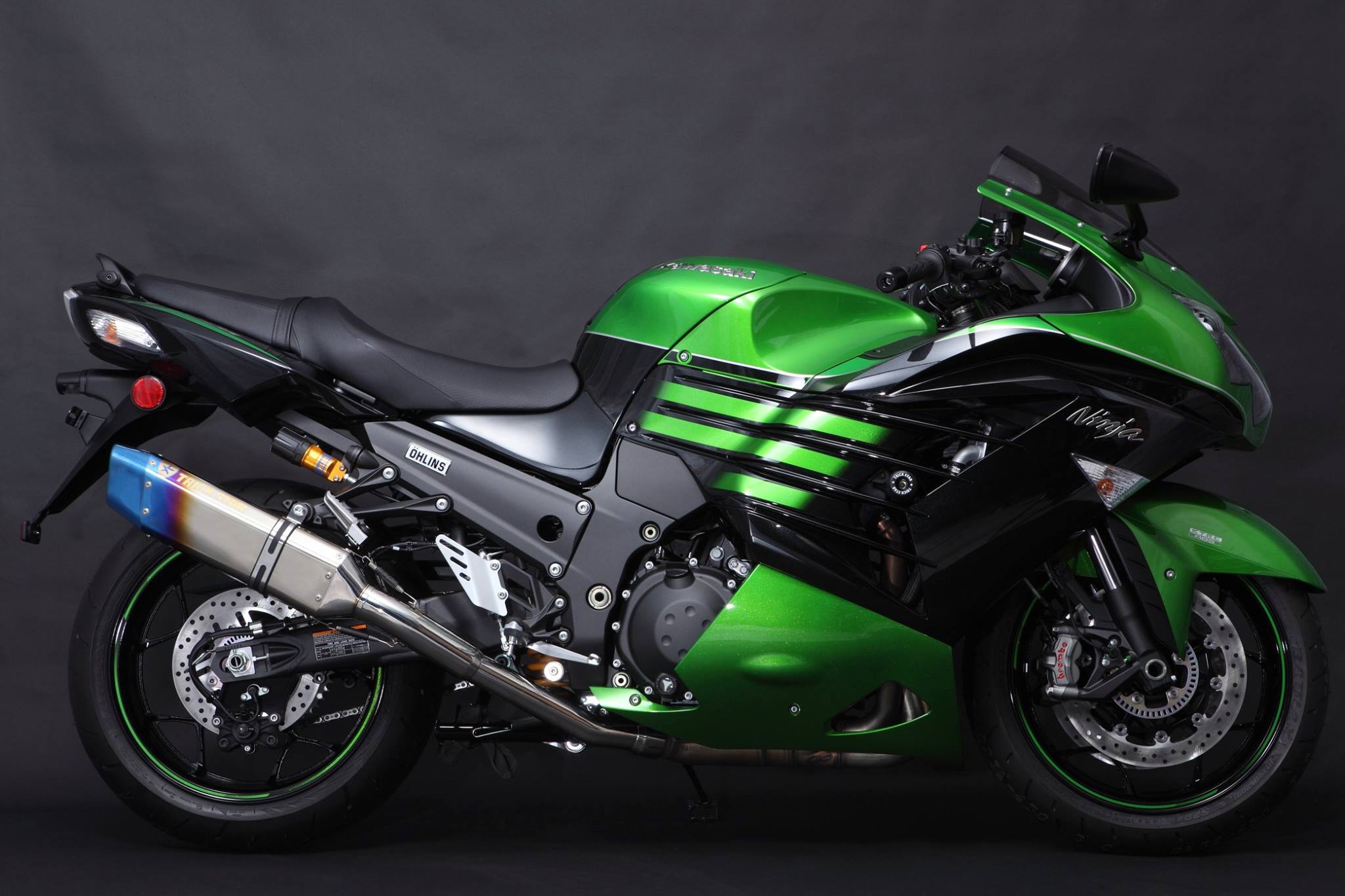 Ninja ZX-14R デュアルスリップオンマフラー発売 | TRICK STAR 製品
