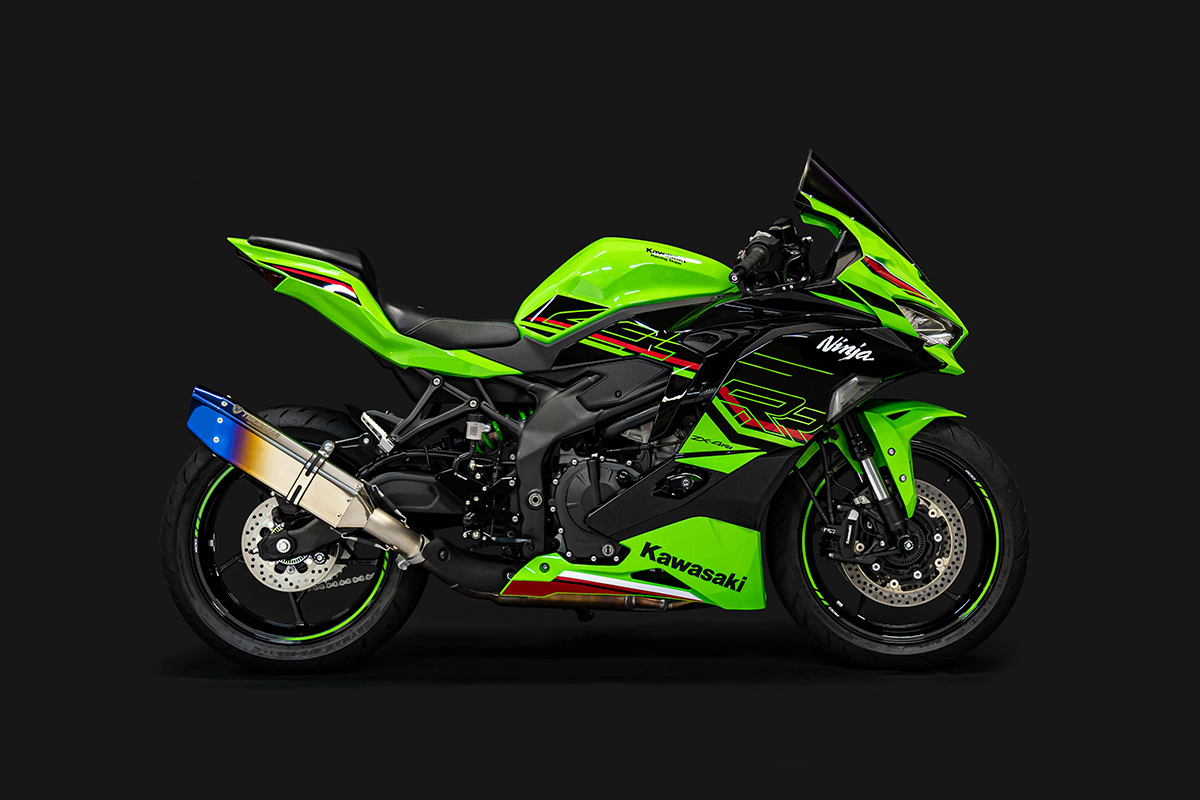新製品情報】Ninja ZX-25R (23)レーシングスリップオンマフラー