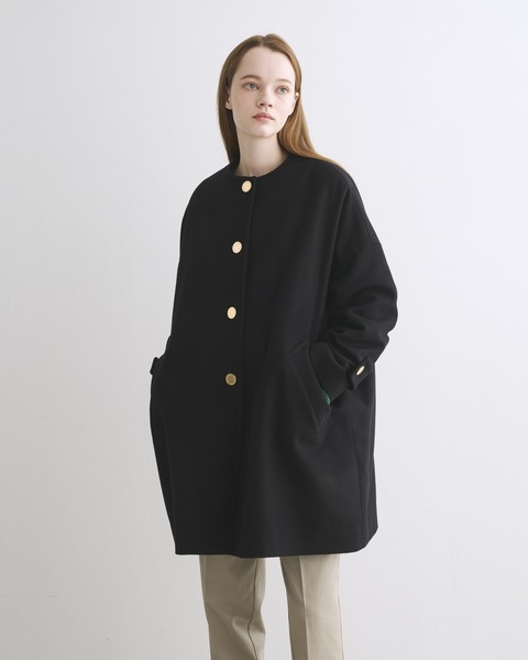 MALTON NO COLLAR マールトン ノーカラー｜ブラック｜ウィメンズ