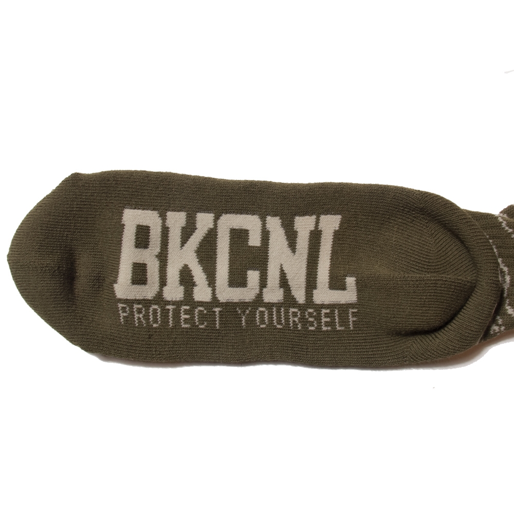 バックチャンネル ゴーストライオン カモ ソックス | BACK CHANNEL