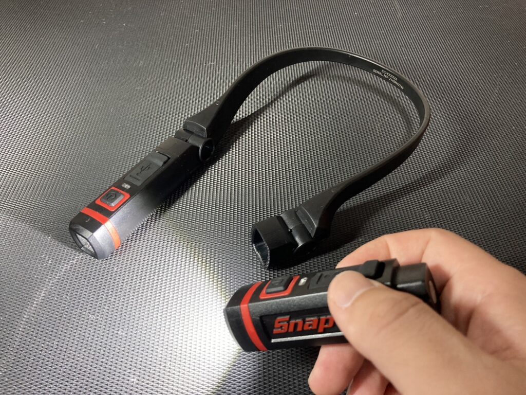 おすすめ工具】手元を照らせて使いやすい！スナップオンのネックライト
