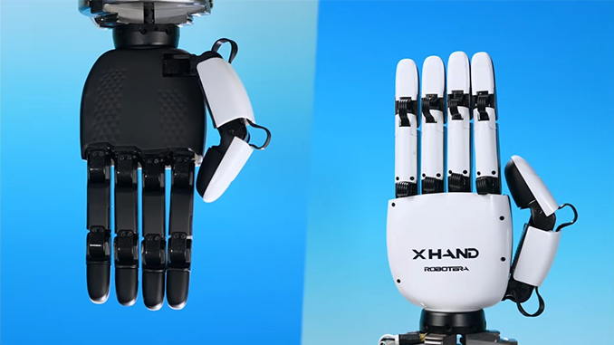 XHAND1 | 高自由度制御 触覚センシング 多指ロボットハンド | 海外