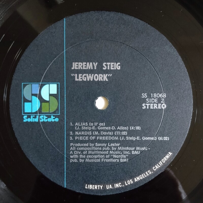 Jeremy Steig - Legwork - UNIVERSOUNDS