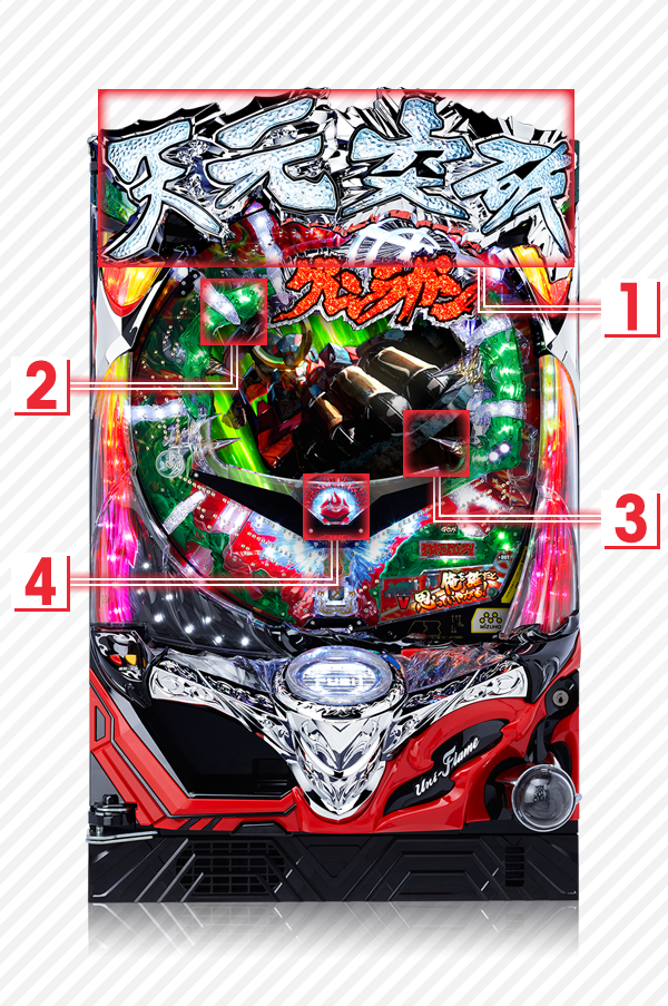 筐体 | パチンコ CR天元突破グレンラガン 公式サイト