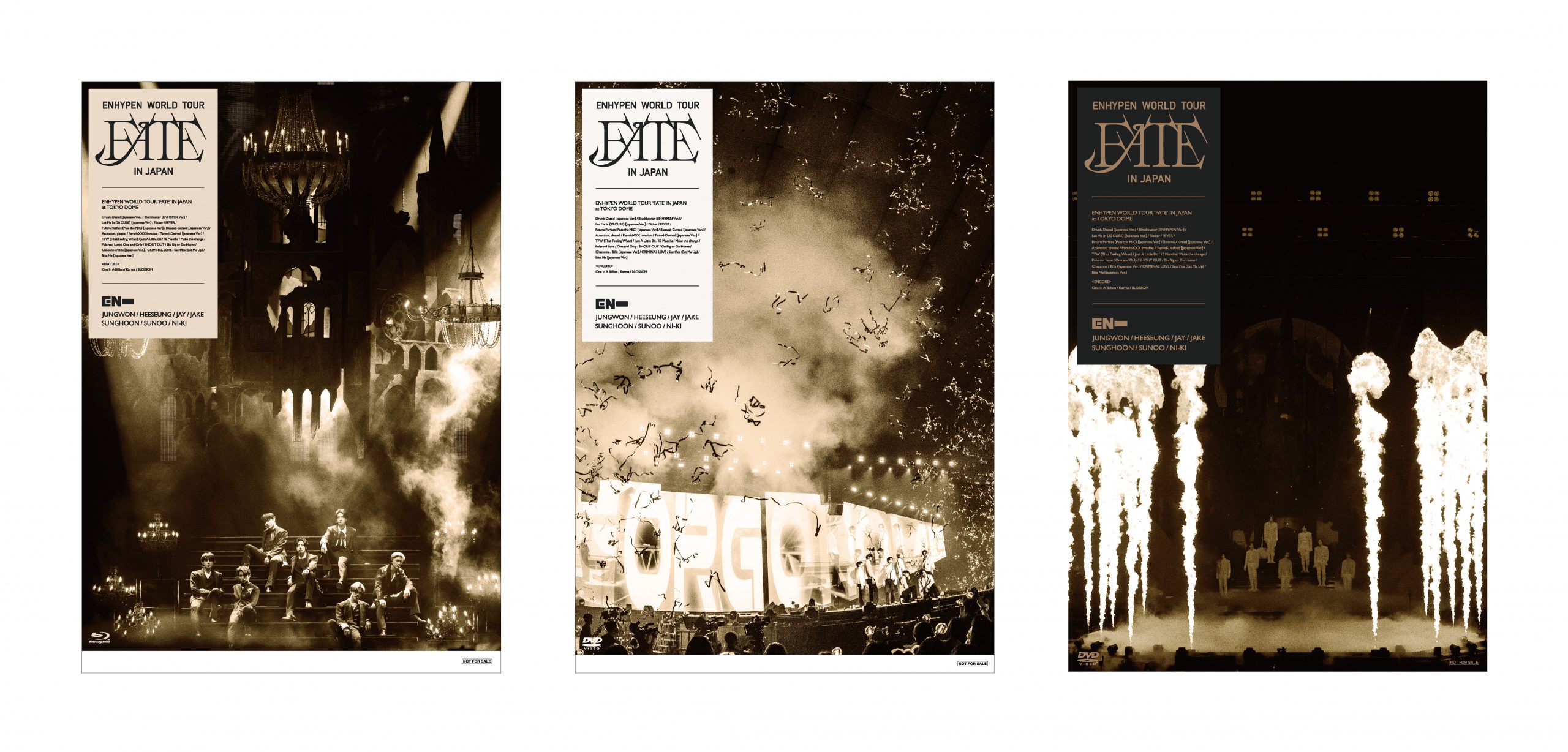 ENHYPEN WORLD TOUR 'FATE' IN JAPAN』Blu-ray&DVD(全3形態) 予約