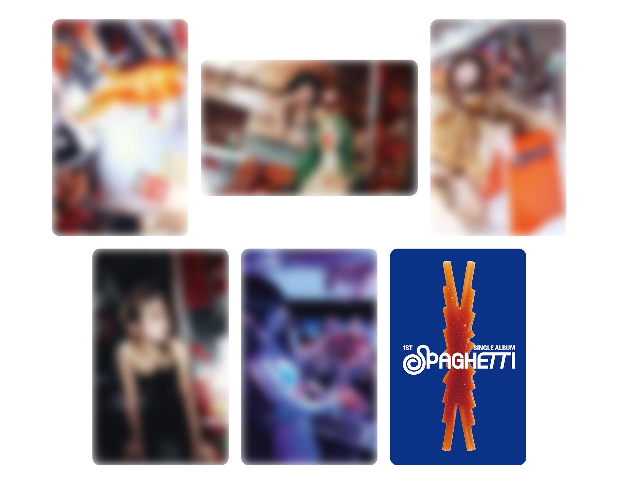 LE SSERAFIM 1st Single 'SPAGHETTI' CD購入特典絵柄公開！ - LE SSERAFIM