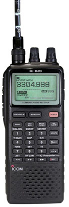 ICOM R20 Wideband Scanner Receiver ic-r20
