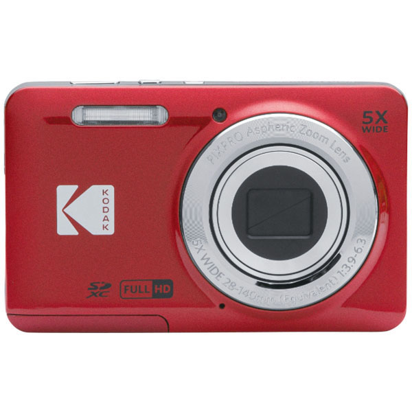 UCHIDASウチダス充電式デジタルカメラ レッド FZ55RD2A