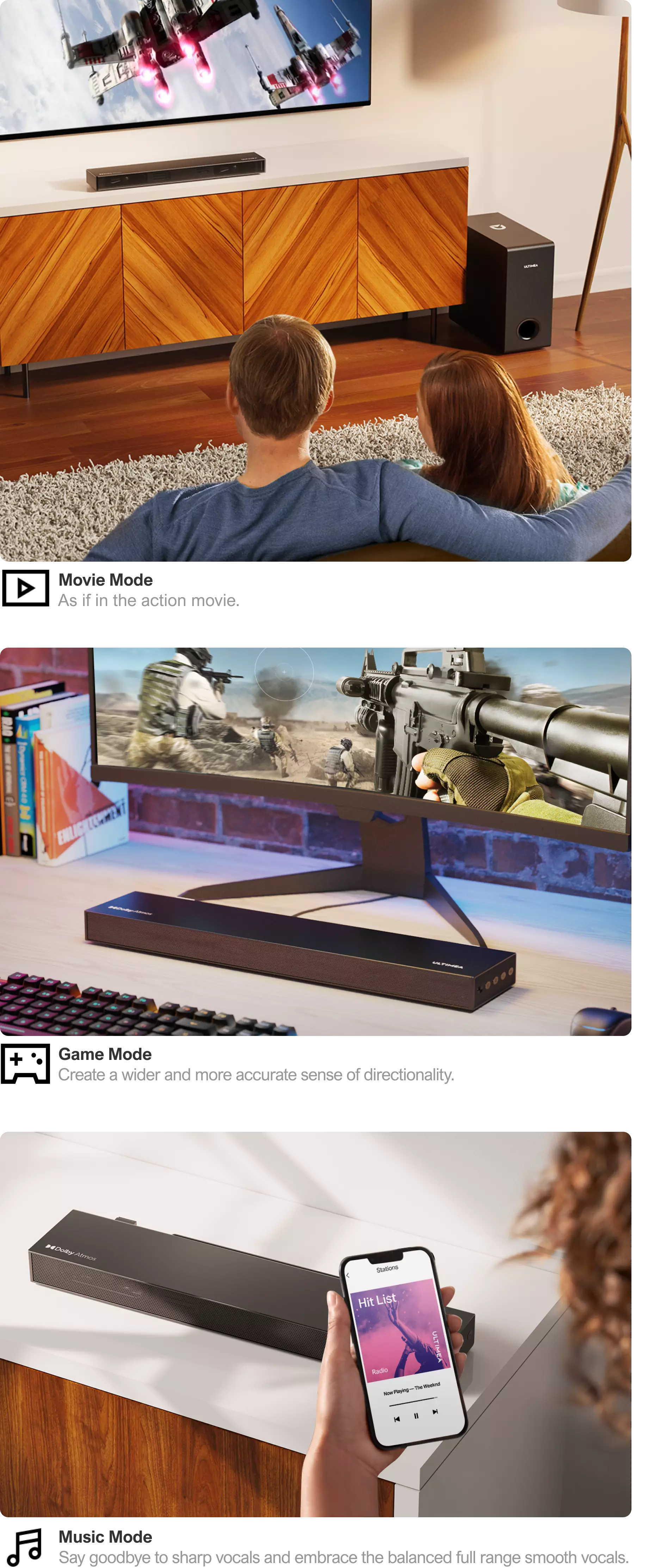 Ultimea Nova S50 | The World's Slimmest Dolby Atmos 2.1 Soundbar