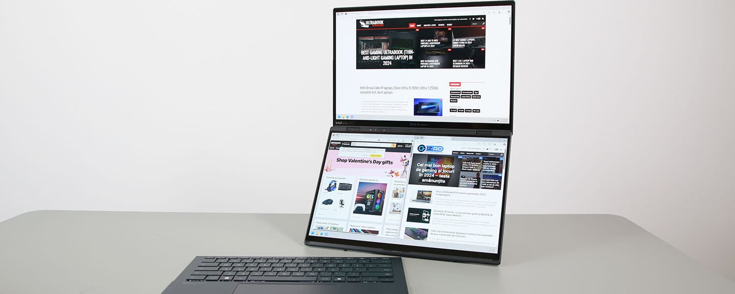 Asus Zenbook Duo review (dual-display, Intel Core Ultra 9 285H)