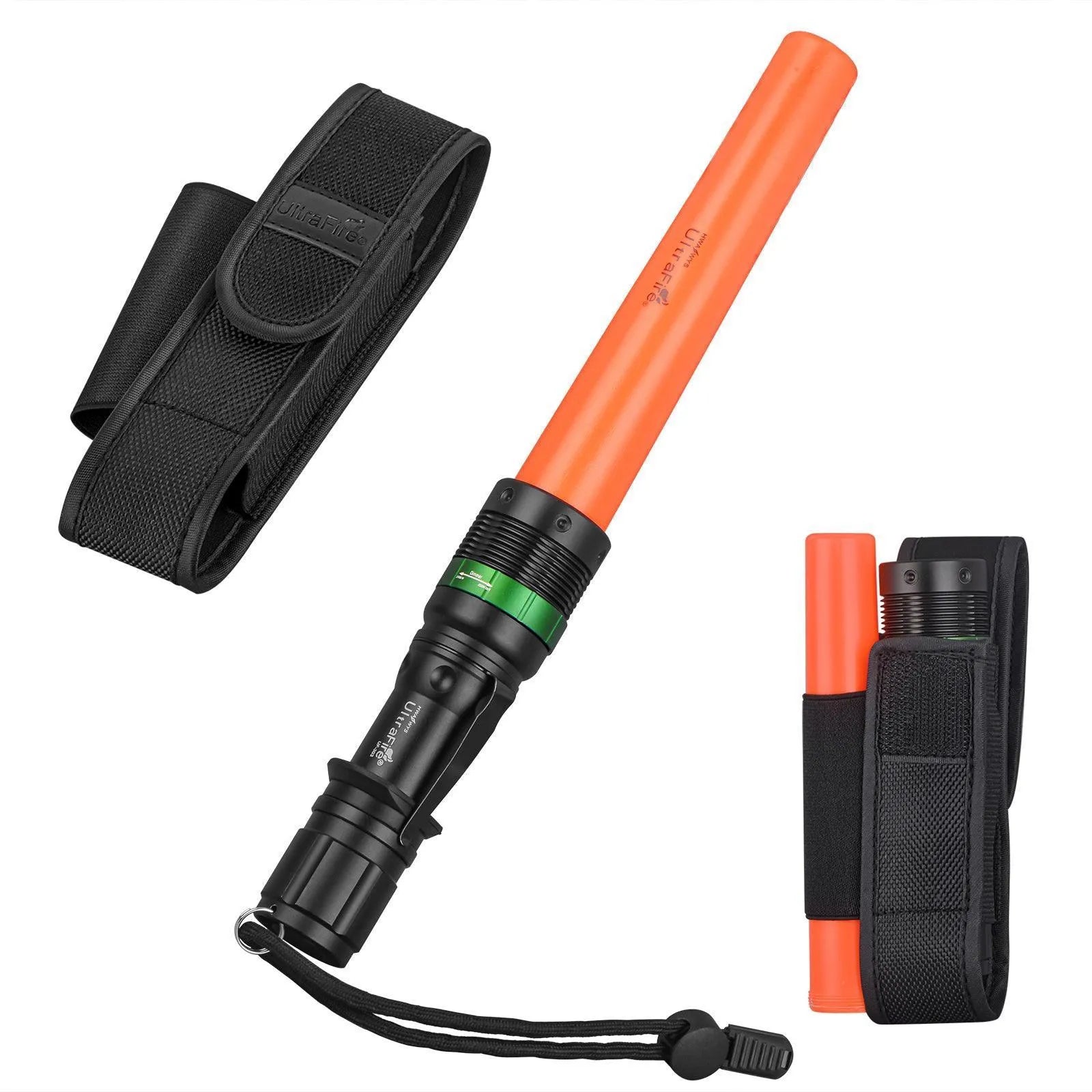 UltraFire UF-303 Traffic Wand - 250 LUMENS | 3 MODES | 10 HOURS