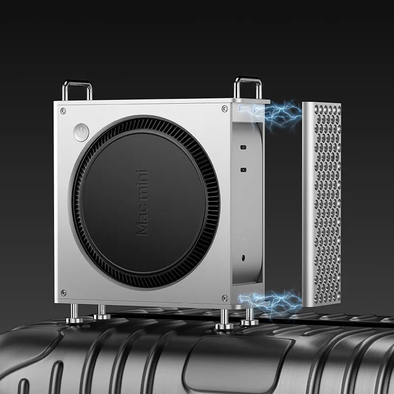 Mac Mini Aluminum Case | Fan-Cooled Protective Case