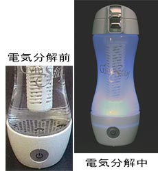 常温水だけでなく熱湯も水素水に！USB接続で充電もできる！充電式携帯