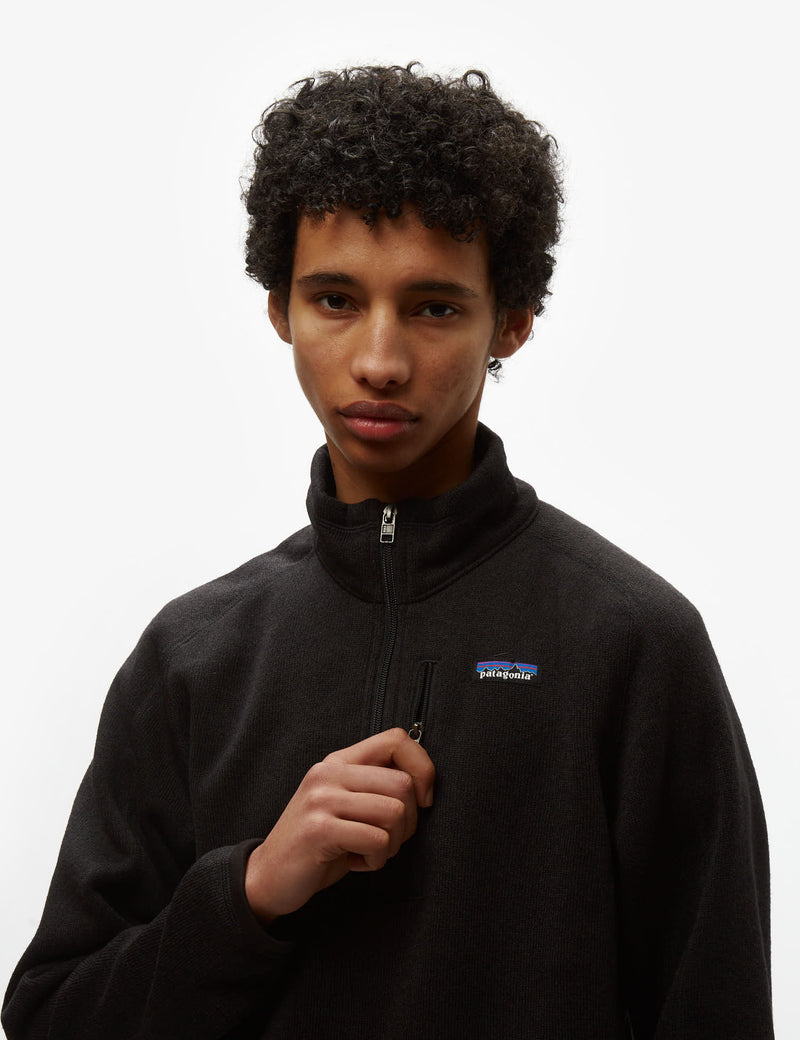 パタゴニアメンズベタージップスウェットシャツ-ブラック|URBAN EXCESS。