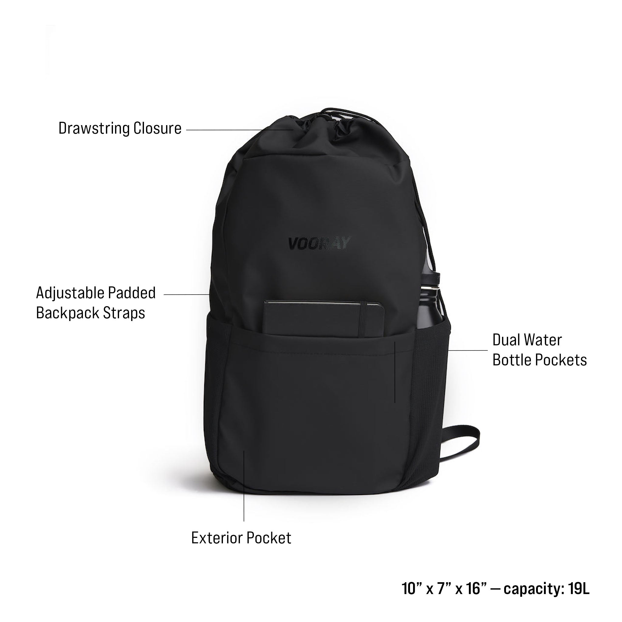 Sport Cinch Backpack - Stylish & Durable Drawstring Gym Bag