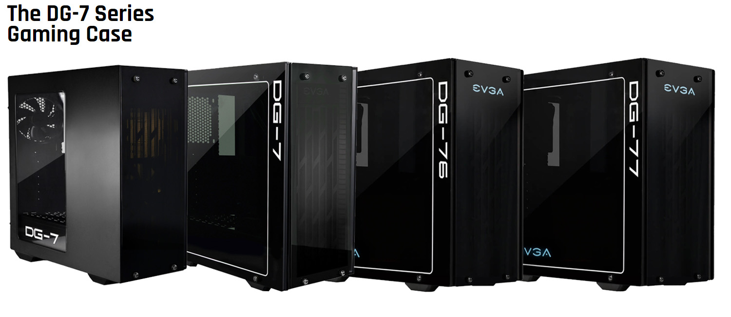 EVGA DG-7 Series Gaming Cases Now Available For Pre-order