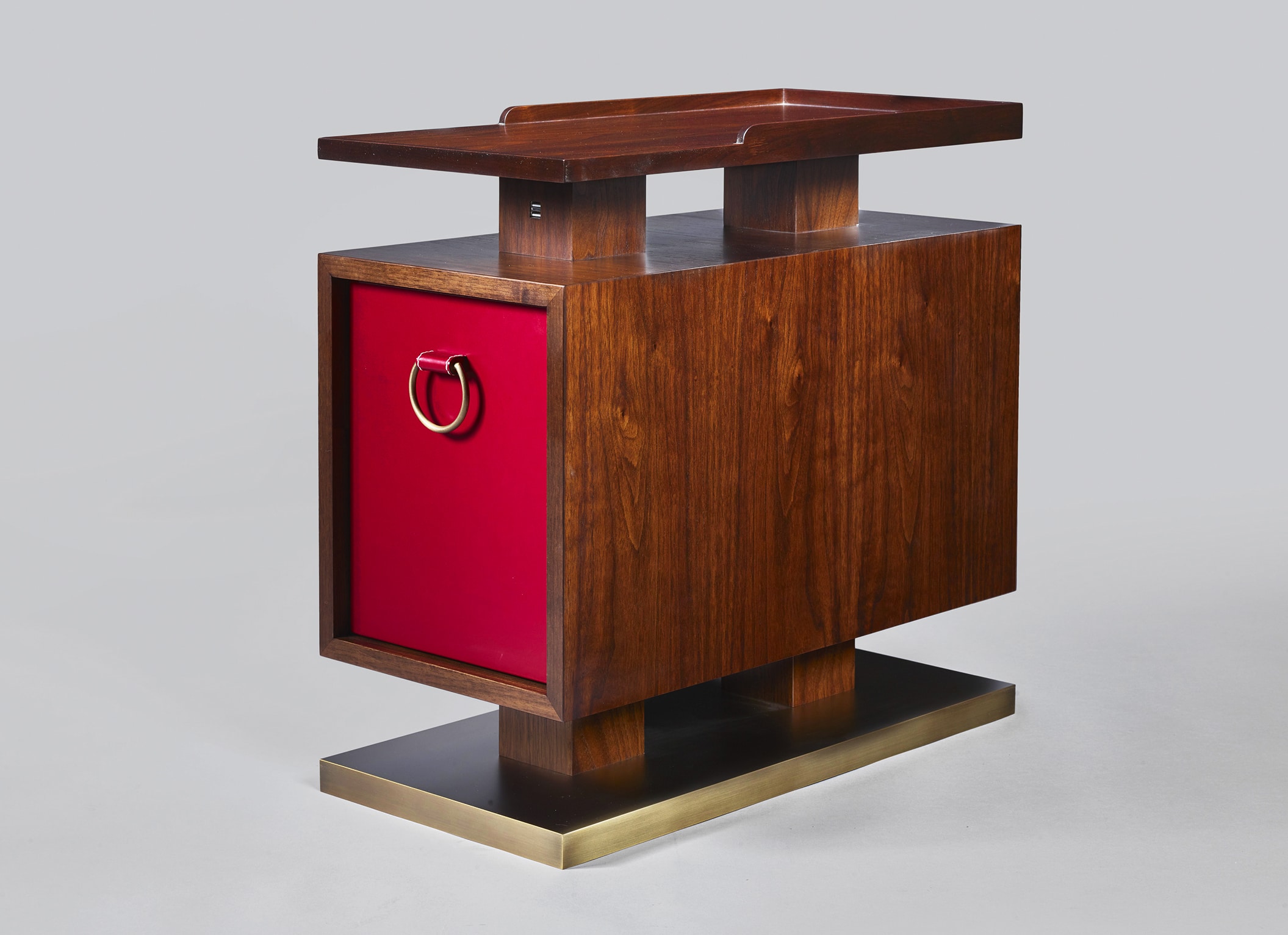 DUPRE LAFON STYLE WALNUT SIDE TABLE - VOSGES INC