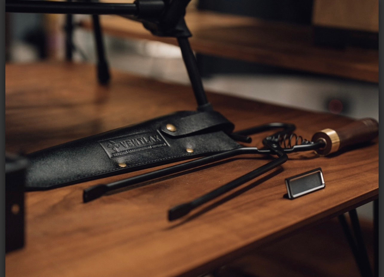 TAKIBI TONGS LEATHER SHEATH – VENTLAX