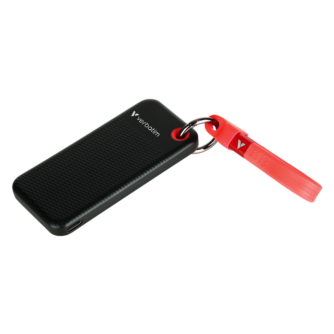 Pocket SSD | USB-C | 1TB | Black SSD/Red Cable | Verbatim