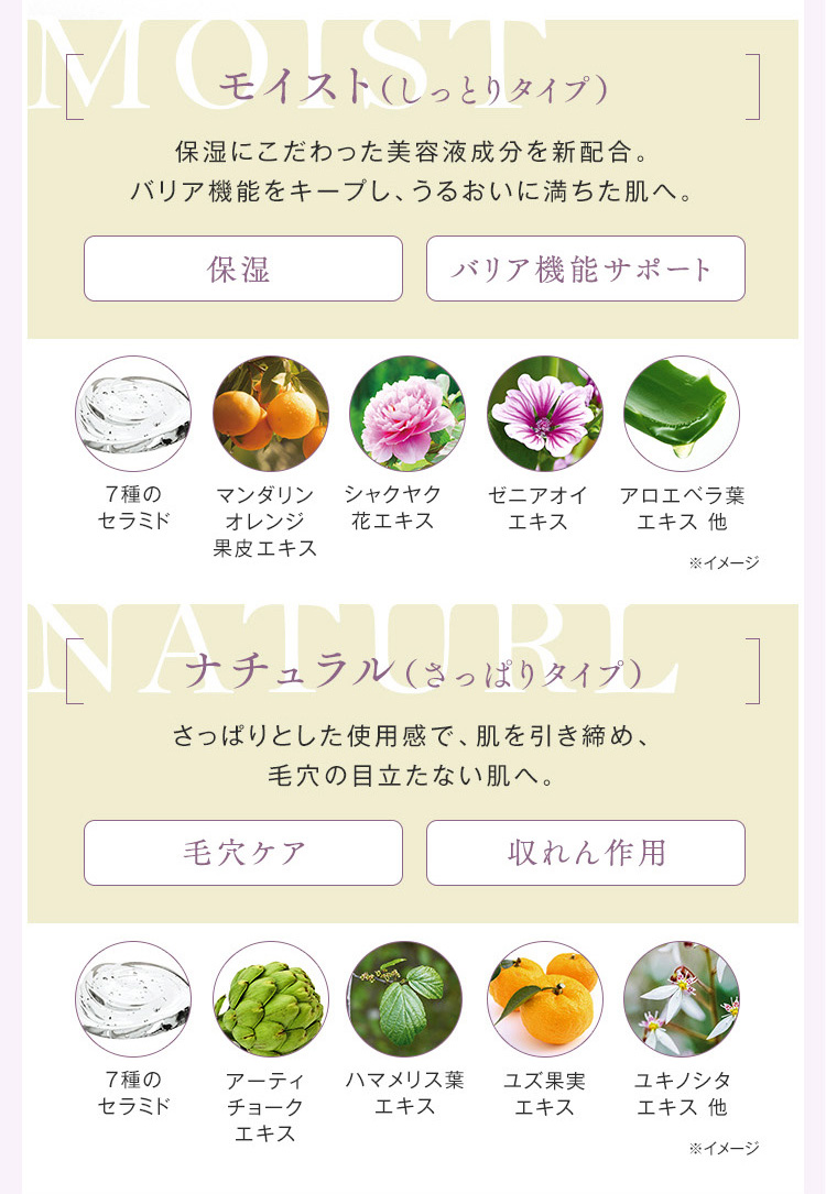 ヴァーナルエッセンシャルシャワー（モイスト）200mL: シンプル4ステップ