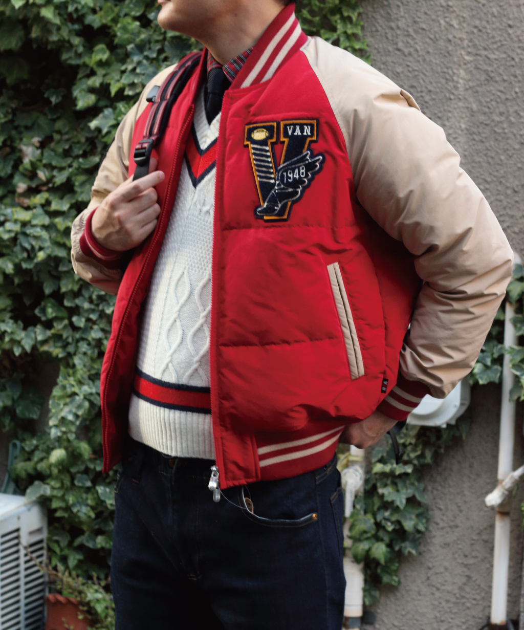 DOWN × STADIUM JUMPER】 - VAN STORE