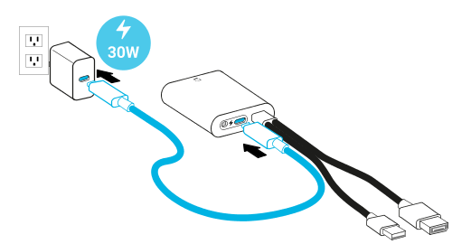 Connecting VIVE Focus Vision to your computer using the VIVE Wired