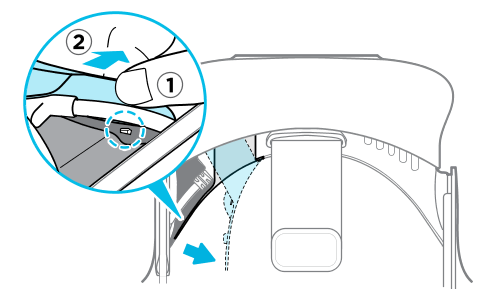 USB デバイスを VIVE Pro Eye HMD に接続する