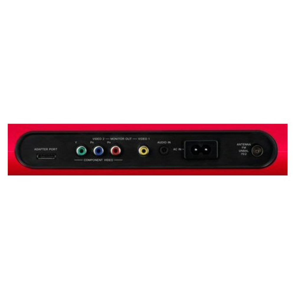 Pioneer XW-NAS5 Red Tabletop Music Player with FM Radio and