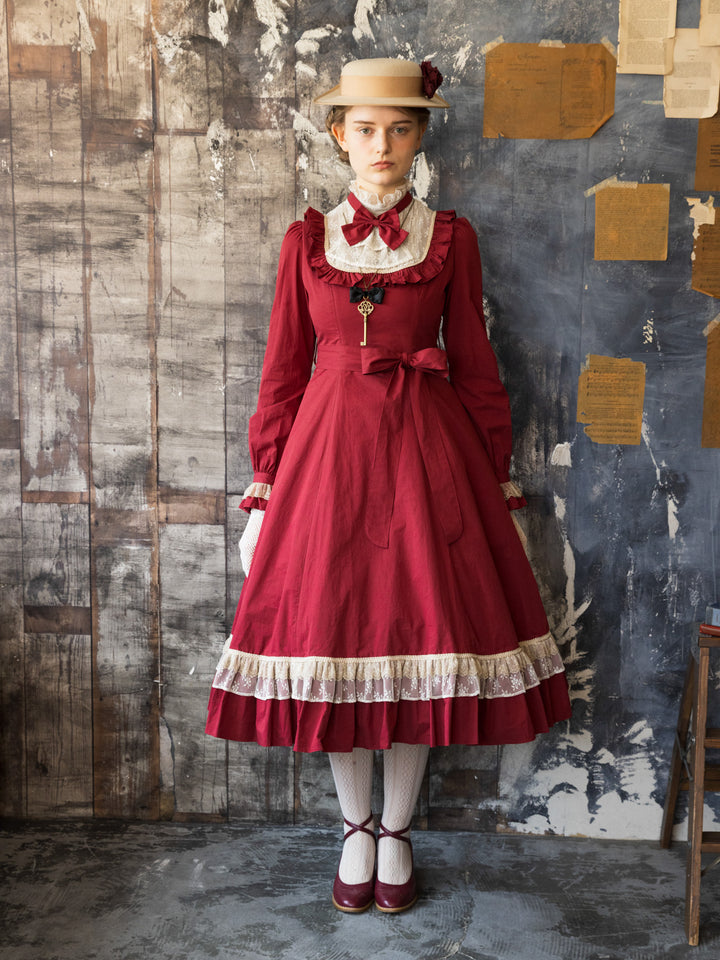 antiqueクラシカルドールドレス（ロング丈） - lolita fashion japan