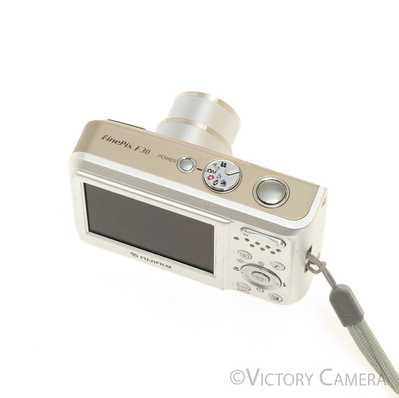 Fuji Fujifilm FinePix F30 6.3MP Gold Digital Point & Shoot [EXC]