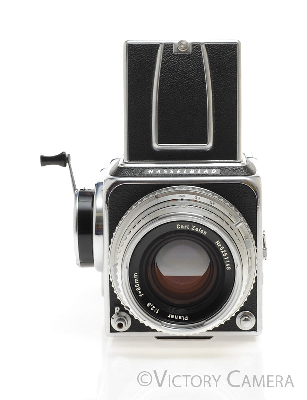Hasselblad 500 c(/m) Early Version Chrome Camera w/ A12 Back 80mm f2.8