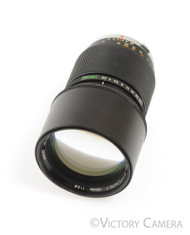 Olympus Zuiko 180mm f2.8 Auto-T Telephoto Prime Lens for OM-System [GO