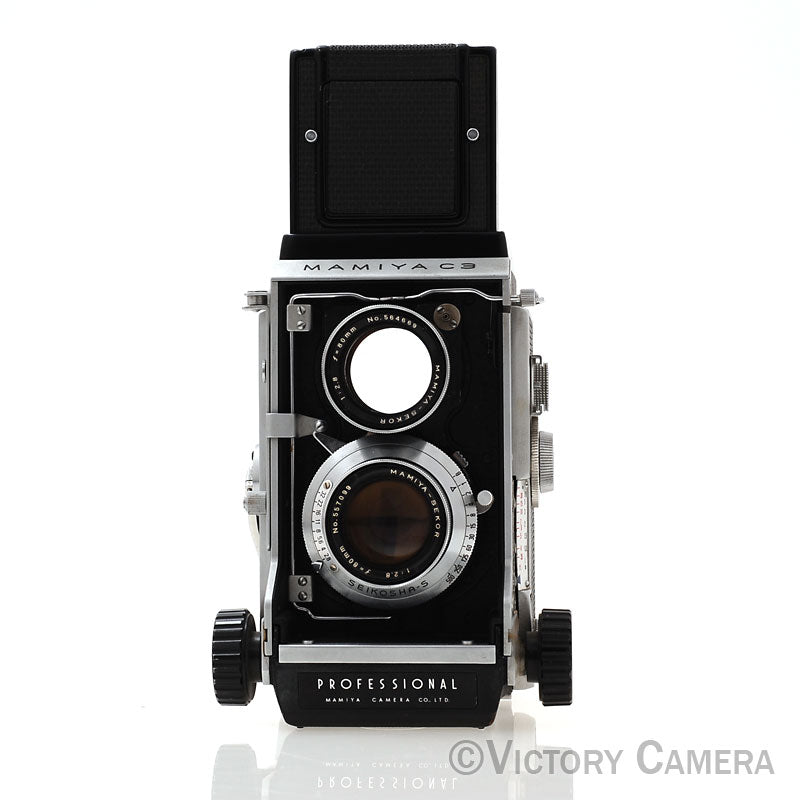 Mamiya C3 Medium Format TLR Camera w/ 80mm f2.8 Lens -New Seals- [EXC]
