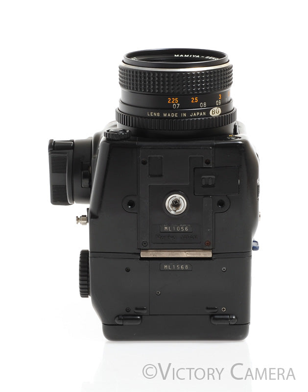 Mamiya 645 Pro Camera Eye Level Prism w/ 80mm Lens & 120 Back [EXC+]