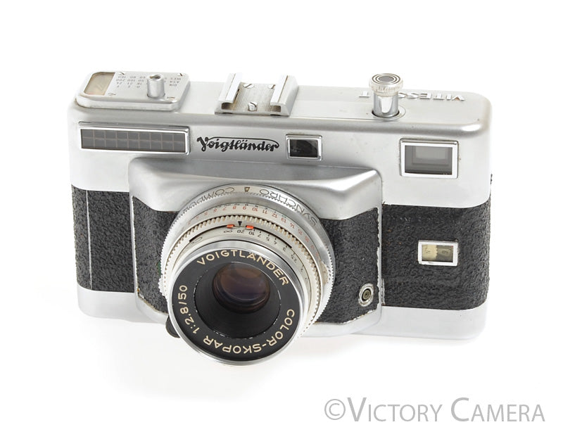 Voigtlander Vitessa T 35mm Film Camera w/ 50mm f2.8 Lens -BGN, Fungus,
