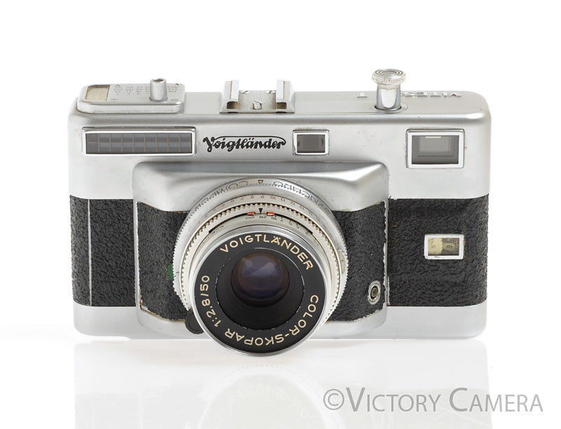 Voigtlander Vitessa T 35mm Film Camera w/ 50mm f2.8 Lens -BGN, Fungus,