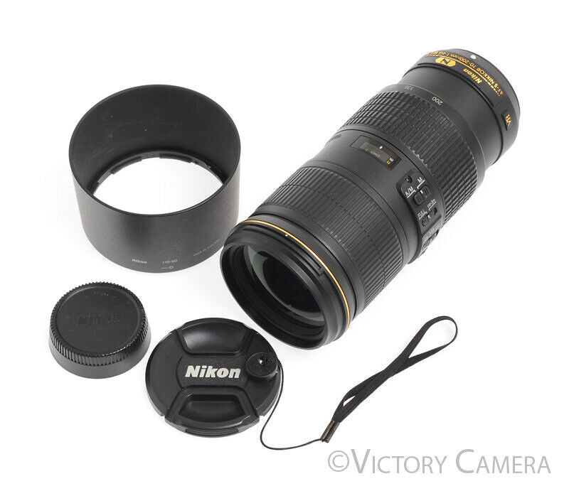 Nikon AF-S Nikkor 70-200mm F4 G ED N Telephoto Zoom Lens [EXC]