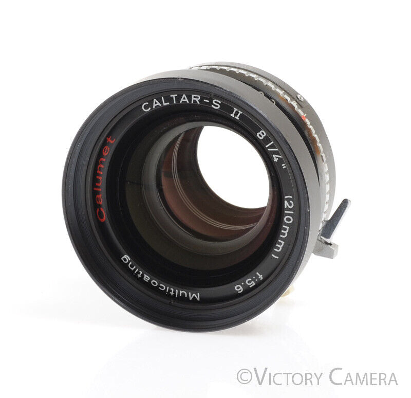 Calumet Caltar-S II 210mm F5.6 MC 4x5 View Camera Lens in Copal 1 Shut