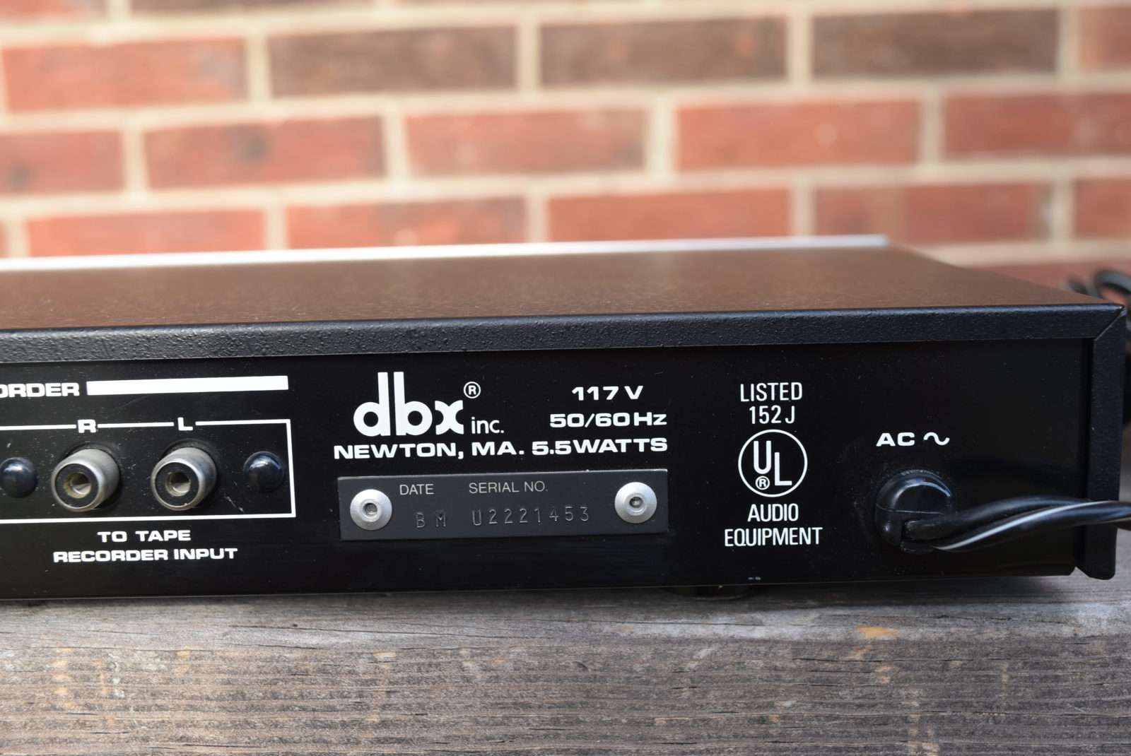 DBX Tape Noise Reduction System - Model: 222 Type II | Vintage