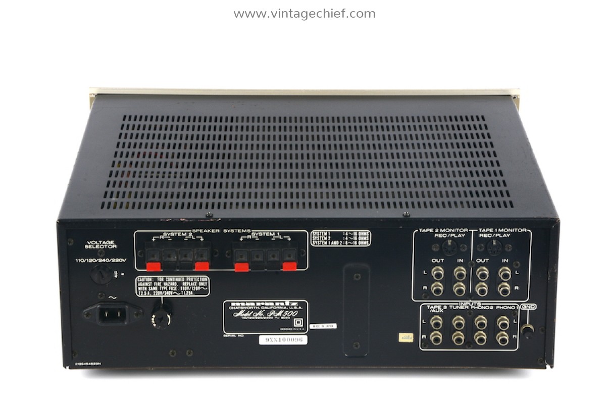 Vintage Marantz PM500 Stereo Amplifier | Red LED Power Indicators