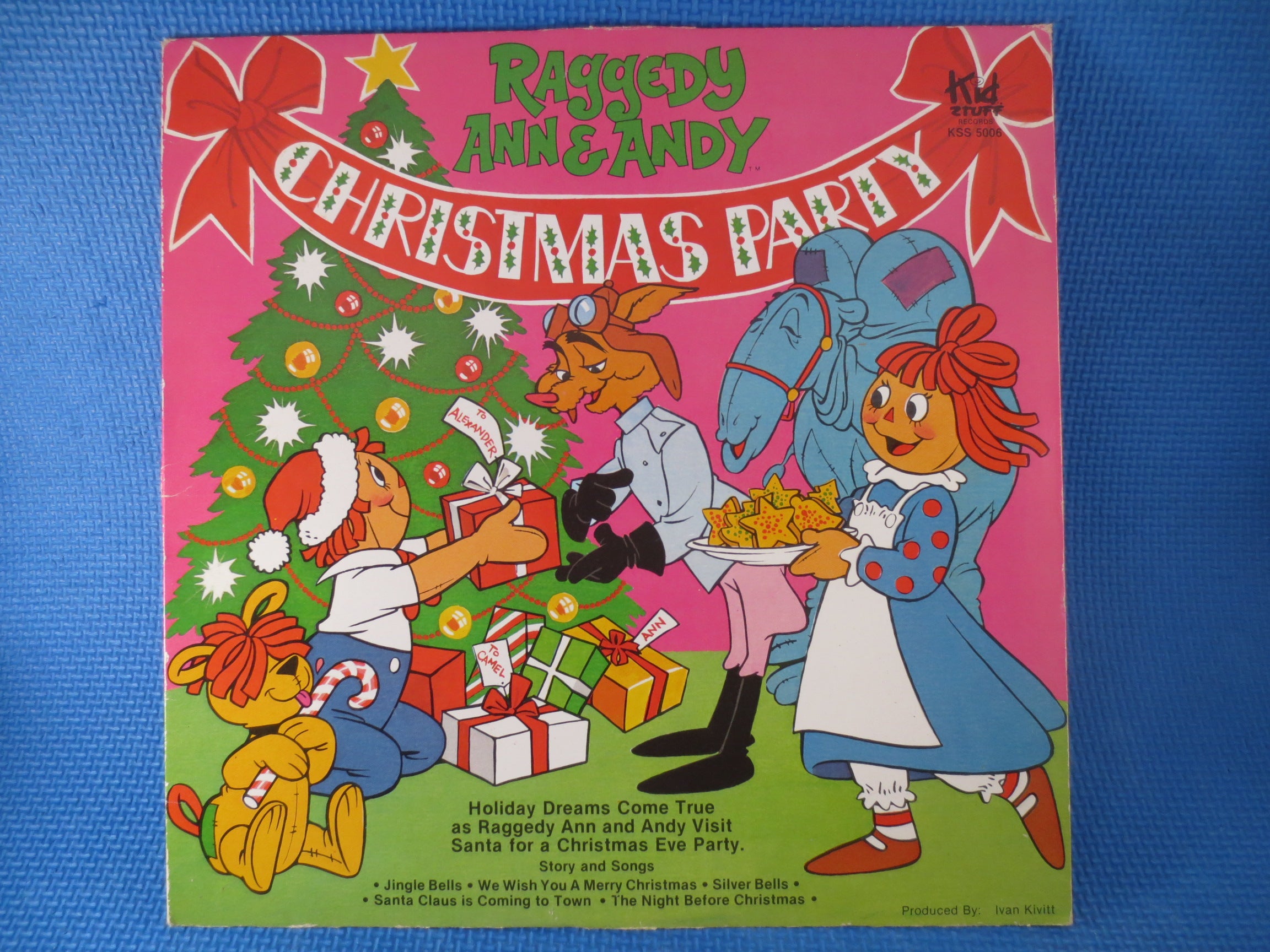 RAGGEDY ANN and ANDY, Christmas Album, Childrens Records, Kids