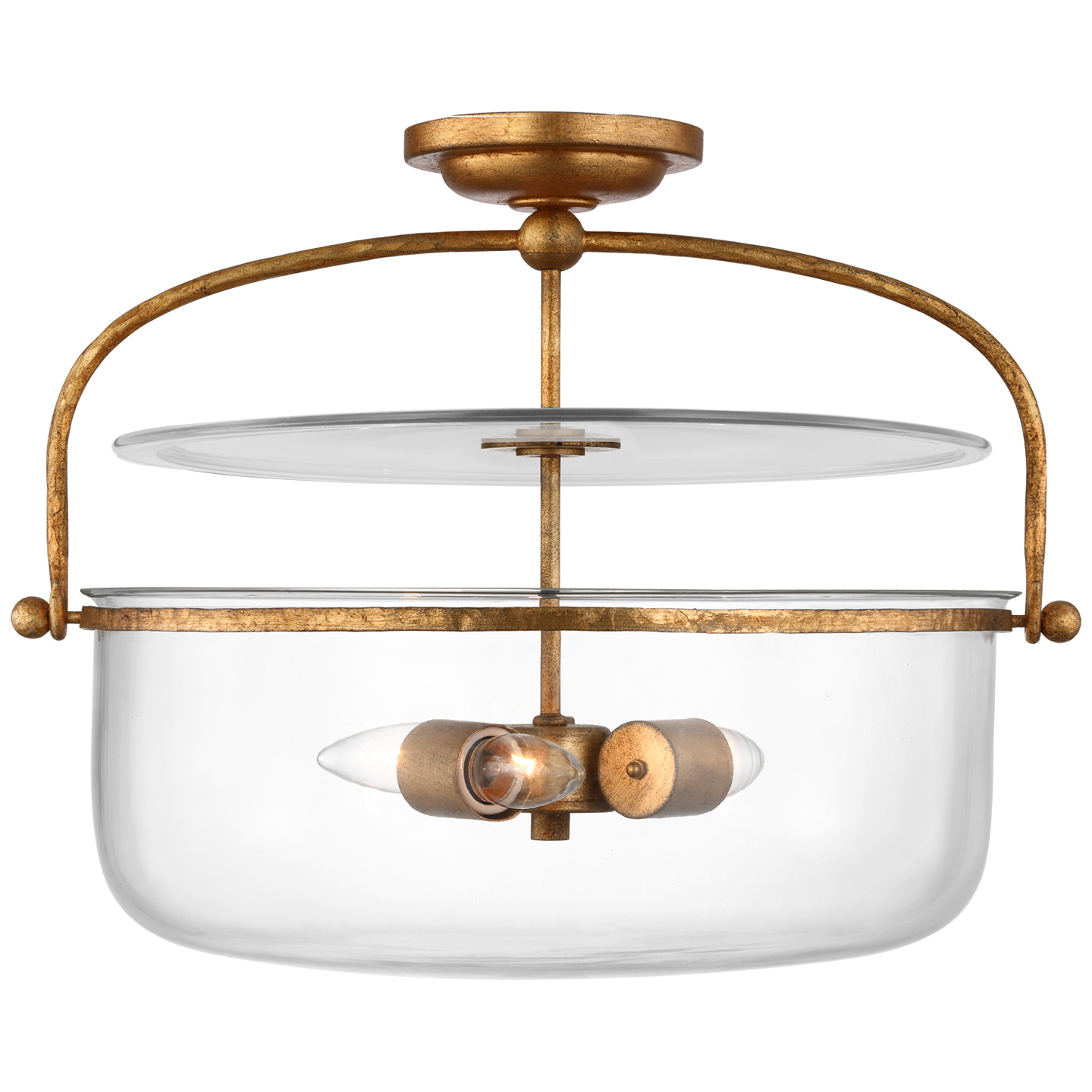 Lorford Medium Semi-Flush Lantern (Open Box) - CHC4270-OB | Visual