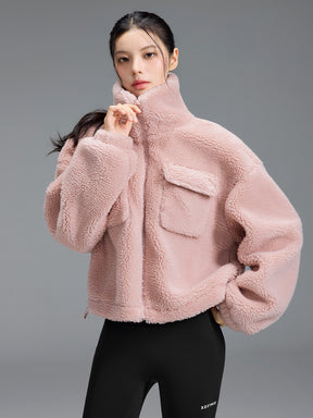 シェルパ ハイネック アウトポケット ジャンパー