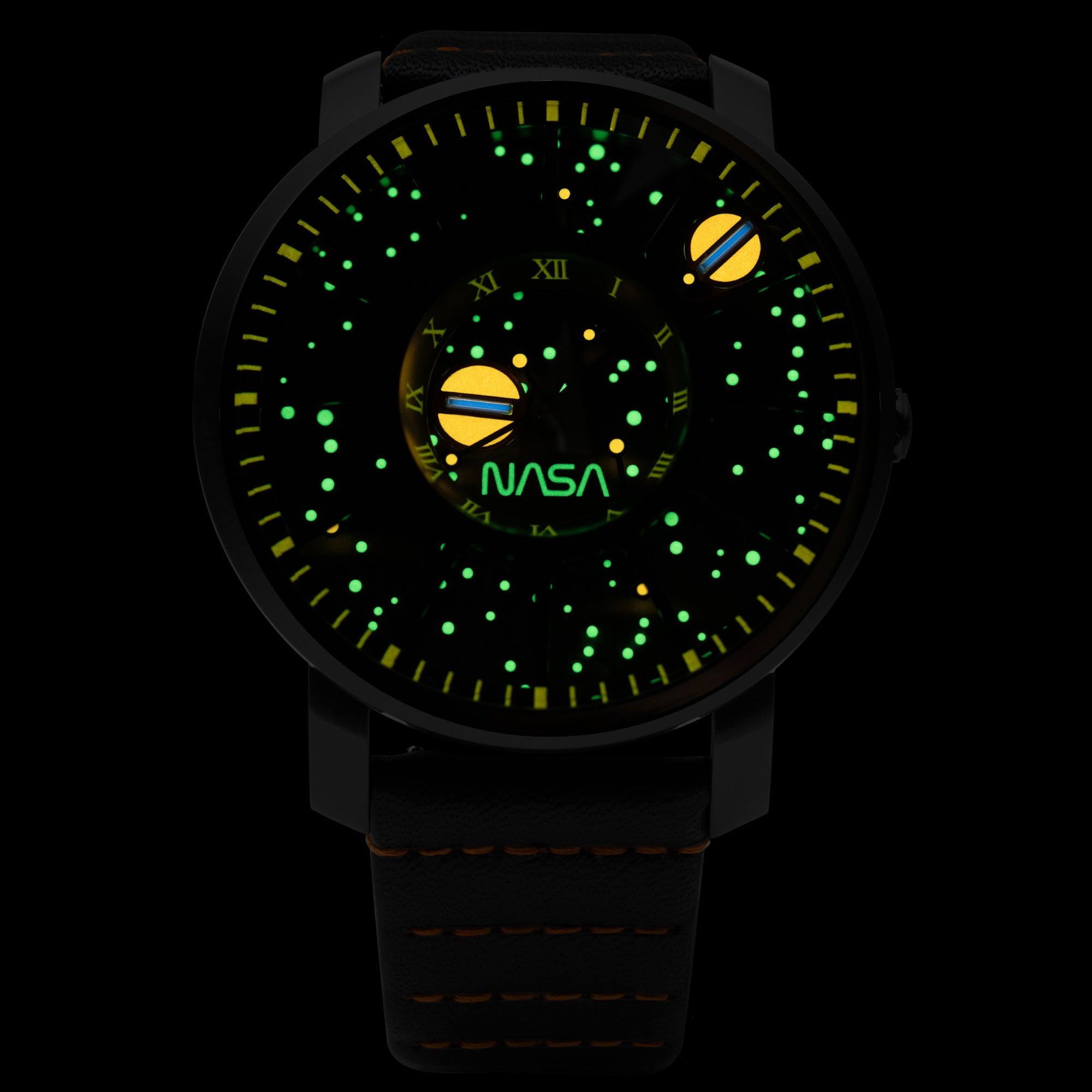 NASA Trappist-1 Automatic Sapphire Deep Space Purple | Xeric.com