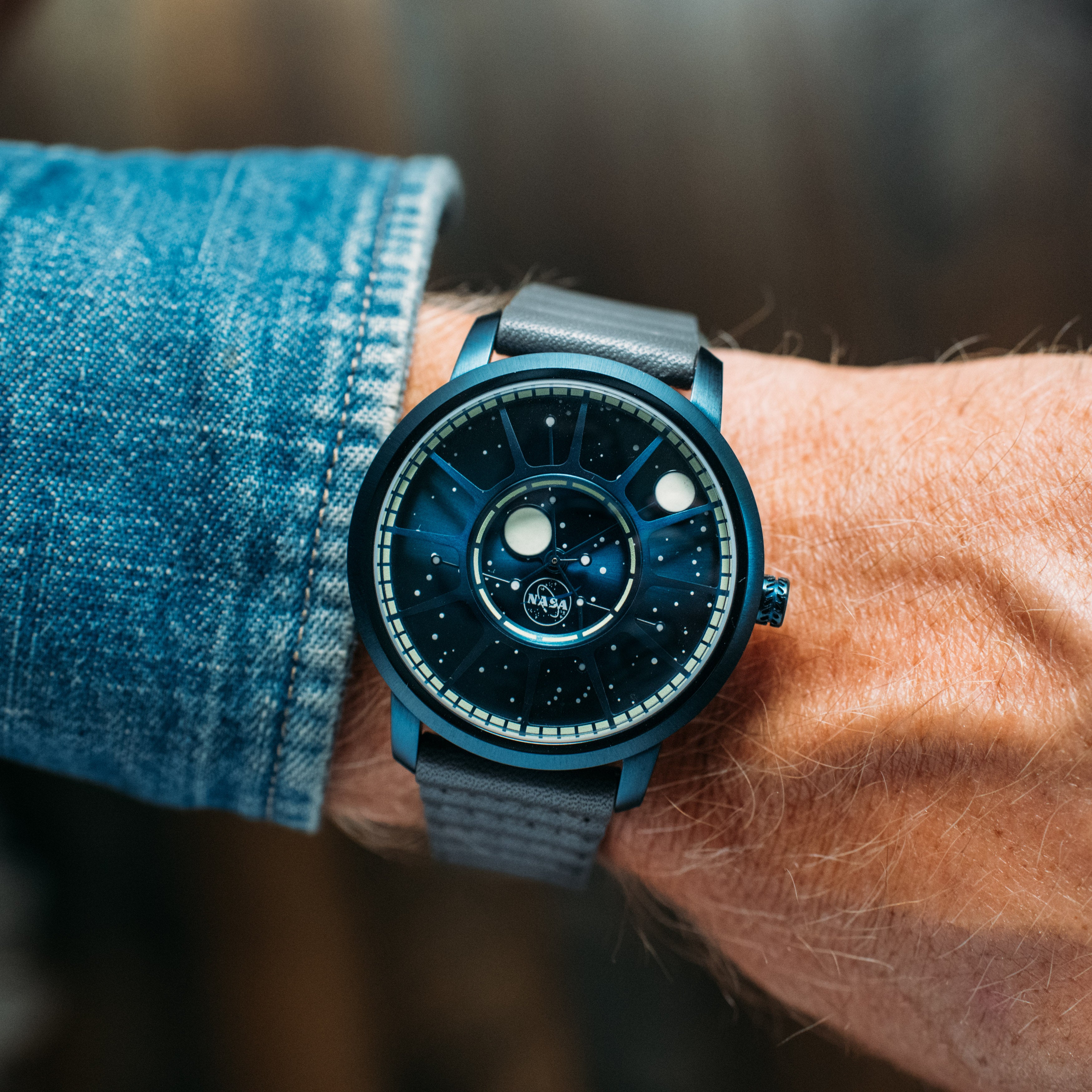 NASA Apollo 15 American Automatic Blue Supernova | Xeric.com