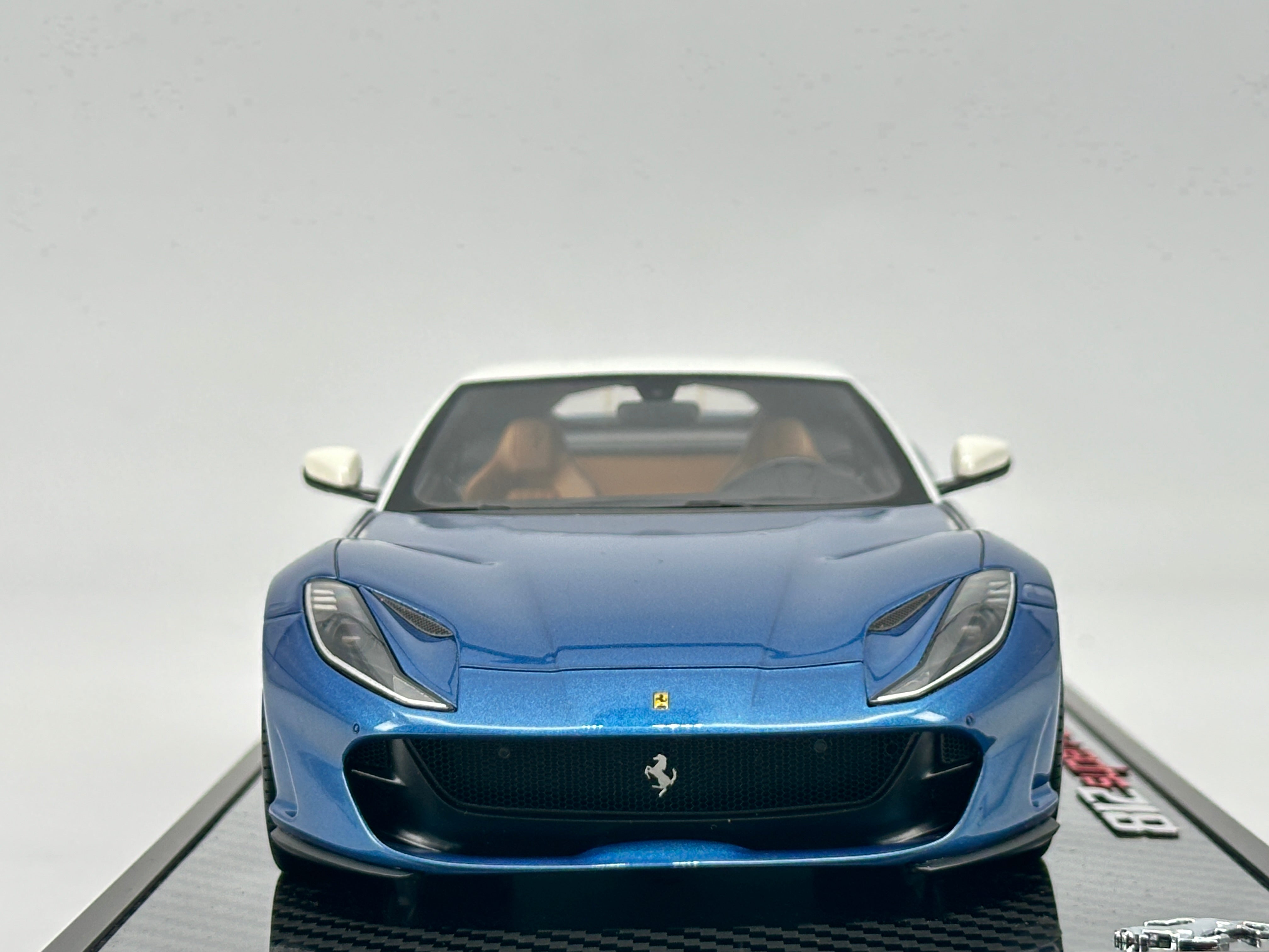 BBR 1/18 Ferrari 812 Superfast Light Metallic Blue Limited Edition