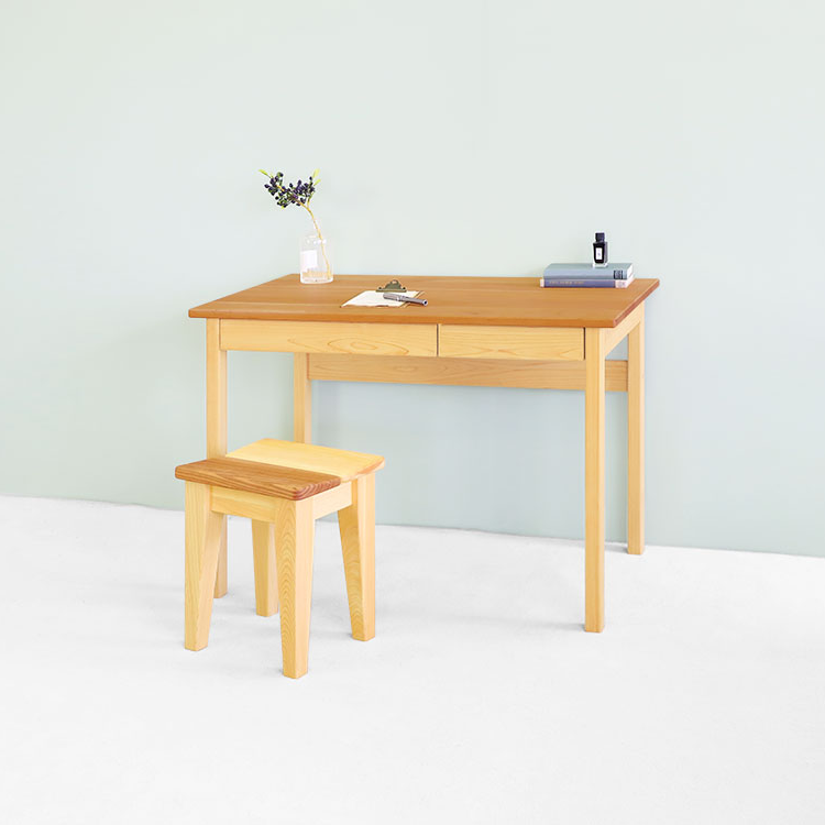 4本脚デスク 限定モデル「山桜」 100｜家具と学習机(デスク)の専門店キシル